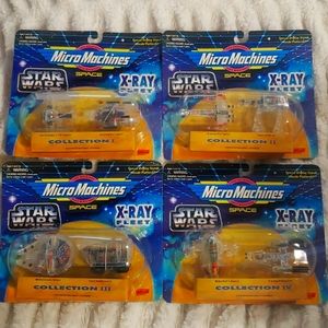 1995 STAR WARS X-RAY MICRO MACHINES COMPLETE SET